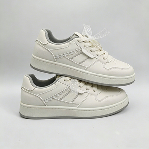 Chaussures de skate classiques décontractées à semelle épaisse, plateforme, antidérapantes, à lacets, résistantes à l'usure, toutes saisons - Product Image 5