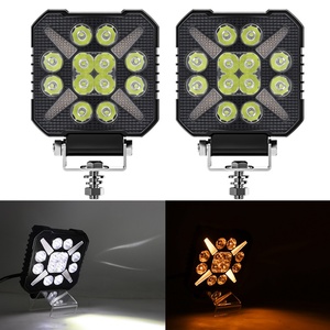 Vente en gros de phares de travail LED de 4 pouces 12-80V, étanches, avec éclairage spot LED DRL, phares de conduite pour moto, camion, SUV, tout-terrain - Product Image 5