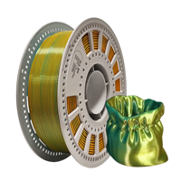 Filament PLA Soie Bicolore en Gros 1.75mm 1kg, Double Teinte pour Imprimante 3D, Lisse Brillant Sans Filamentisation, Haute Précision Logo Personnalisé