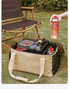 Nueva Bolsa Térmica Portátil para Camping, Bolsa de Almacenamiento Anticolisión para Vajilla de Picnic, Bolsa de Picnic con Correa de Hombro Ajustable - Product Image 5