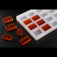 Moule en silicone pour la production de bonbons gélifiés Bold Platinum Supplement, 56 cavités, pour tablettes de bonbons à briser, grande plaque demi-format