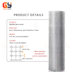 Nhà sản xuất mạ kẽm hàn dây lưới 1/4 inch Hàn lưới - Product Image 6