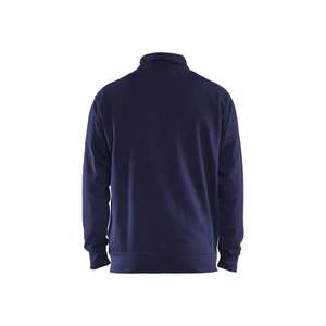 BLAKLADER - 335311588933XS Sudadera de 2 tonos con media cremallera Azul marino/Amarillo-EAN 7330509597149 WORK HOODIES - Product Image 2