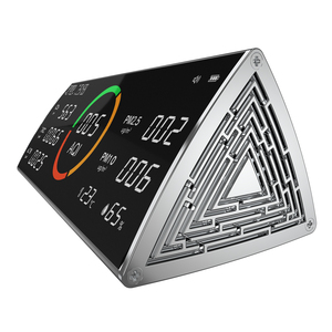 Dienmern Nouveau moniteur de qualité de l'air multifonction 10 en 1 Co2/pm2.5/pm10/aqi/tvoc/hcho avec écran LCD - Product Image 1