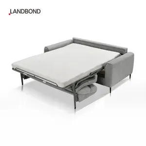 Mobili per appartamenti struttura in metallo divano pieghevole Cum Bed Storage divano letto pieghevole moderno divano letto 2 posti