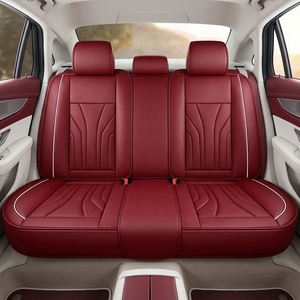 Housses de siège <span class=keywords><strong>auto</strong></span> en cuir respirant de luxe Tough Ride, ensemble complet 16 pièces, ajustement universel toutes saisons, style professionnel, pour Ford Rav <span class=keywords><strong>4</strong></span> - Product Image 1