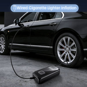 Compresseur d'air sans fil à batterie lithium, pompe à gonflage portable pour pneus avec lumière LED pour voiture, vélo, moto, ballon - Product Image 5