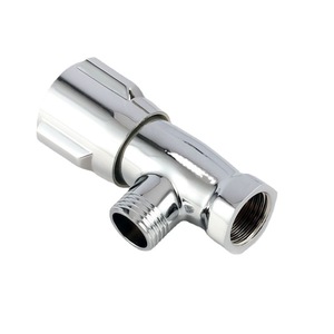 Válvula angular Crane Crown con rosca interna de 20 mm, acabado cromado, para conexión de agua fría y caliente en inodoros. - Product Image 4