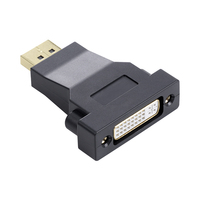 Convertidor VCOM FHD 1080P de Video y Transferencia de Datos DisplayPort a DVI-I, Macho a Hembra, Chapado en Oro, Adaptador de Monitor DP a DVI 24+5