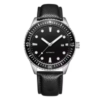 Reloj de Hombre con Bisel de Cerámica y Acero Inoxidable OEM, Reloj de Buceo Mecánico Automático de Lujo Luminoso para Hombre