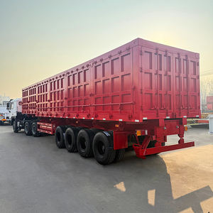 Semi-remorque à déchargement latéral à quatre essieux pour transport longue distance et lourd, vente directe d'usine de haute qualité - Product Image 5