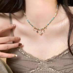 Collana di Cristallo Personalizzata in Tonalità Pastello per Bambine, Regalo con Unicorno e Fata, Collana Delicata per Compleanno - Product Image 4