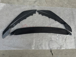 Kit de carrosserie avant <span class=keywords><strong>SVR</strong></span> modifié pour F-TYPE, pare-chocs avant, carénage avant, lèvre avant en fibre de carbone, trois pièces - Product Image 2