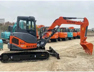 Giá Rẻ Hơn, Thủy Lực Backhoe Thứ Hai Tay Máy Xúc Hitachi ZX50U-3F Sử Dụng Hitachi ZX55-2F Nhỏ Hitachi Máy Xúc Để Bán