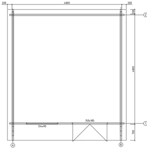 Extérieur préfabriqué arrière-cour en bois bureaux abris de jardin maisons d'été Kits Studio Pods cabines - Product Image 3