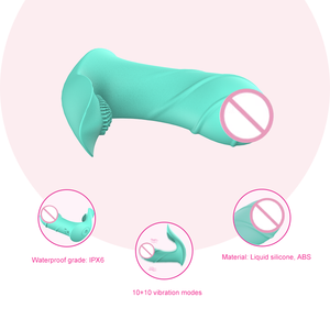 AIアプリ制御デュアルモーターバイブレーター<span class=keywords><strong>G</strong></span>スポットクリトリス刺激USB充電式IPx6防水無潤滑10周波数 - Product Image 6