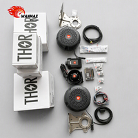 Evrensel THOR Elektronik Egzoz Tuning Kiti Çift Hoparlör + 1 ECHO Yüksek Ton Güçlendirici Mobil Uygulama Üzerinden Özelleştirilebilir Egzoz Sesi