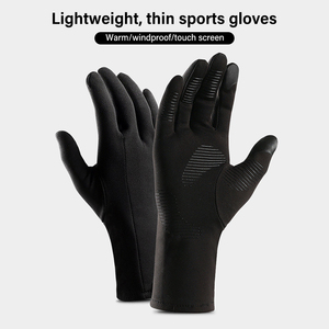 قفازات سباق سوداء من GOLOVEJOY DB66 للشتاء الدافئ لركوب الدراجات النارية في الهواء الطلق قفازات رياضية تعمل باللمس مقاومة للماء للحماية من والأشعة تحت البنفسجية - Product Image 2