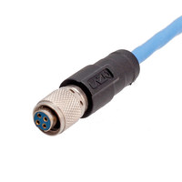 Connecteur Micro 4 broches 1/4-28 UNF vers câble 3 BNC pour accéléromètre triaxial, connecteurs circulaires