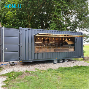 Conteneur commercial mobile 20ft 40ft pour restaurant BBQ, bar, restauration rapide, pizzeria, cuisine en conteneur à vendre, autres conteneurs - Product Image 4