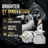 Gview H7 LED Kit phare auto Plug and Play Décodeur G20W H18 EMC 140W 36000LM Dissipation rapide de la chaleur Canbus prêt sans erreur