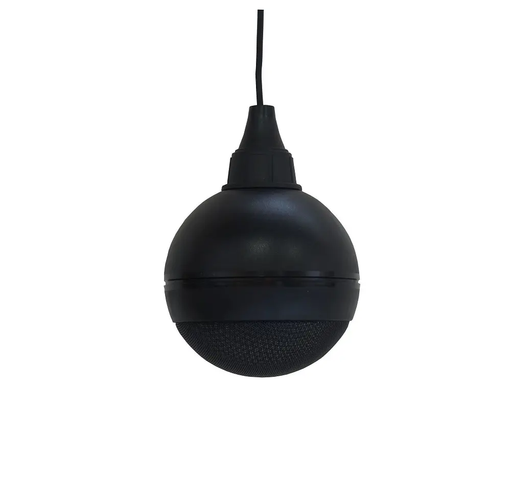 10W 100V white black color ball suspended ceiling speakers