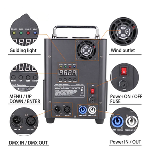 Machine à Effets Scéniques DJS SPARKULAR Cascade d'Eau, Équipement de Gaming en Fer, Sûre, Capacité 10-15kg, Utilisation Intérieure/Extérieure, Origine Guangdong, Noire - Product Image 4