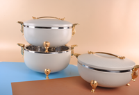 Ensemble de 3 pièces de luxe promotionnel 3,5 L + 4,5 L + 5,5 L Conteneur thermique alimentaire à prix abordable Ensembles de marmites chaudes Réchauffeur de nourriture