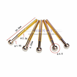 P156 D <b>Large</b> Round Tip 2.36mm Test Probe Spring Pin Ict Test Probe Metal Material - Product Image 5