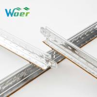 Accessoires de charpente métallique en T pour plafonds suspendus peints, pour dalles de plafond, projets d'aménagement intérieur commercial