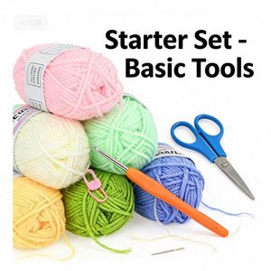 Kit de Iniciación de Crochet al por Mayor de Alta Calidad, Herramientas y Accesorios para Tejer, Suministros de Manualidades para Principiantes, Almacenamiento y Transporte para Bordado - Product Image 5