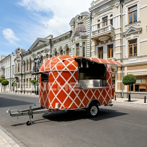 Hot Sale Truck Coffee Van Food Trailer Fast Food Cart Wedding Wine Beer Mobile <b>Bar</b> Trailer - Product Image 1