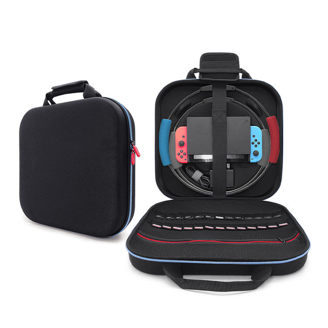 Eva Waterproof Storage Case Shockproof Portable Travel Bag Big Capacity Carrying Design for Nintendo Switch 2 Console