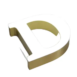 Señal de letras de canal 3d Exterior personalizada, señal de letras moldeadas al vacío, Led Facelit para exteriores