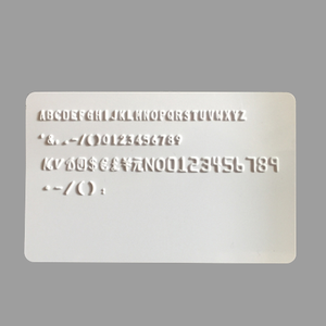 Máquina de Grabado Manual de Tarjetas de PVC de Guangzhou, Grabador de Letras y Números de 68, 70 y 72 Caracteres para Placas de Identificación de Plástico, Tarjetas de Crédito y Placas de Identificación de Metal - Product Image 4