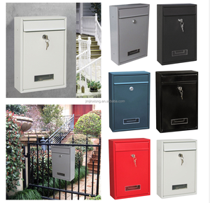 Buzón <span class=keywords><strong>de</strong></span> Metal <span class=keywords><strong>de</strong></span> Color negro para el hogar, caja <span class=keywords><strong>de</strong></span> <span class=keywords><strong>correos</strong></span> montada en la pared, con letras, para correo Postal - Product Image 5