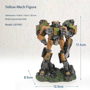 Trang trí cảnh quan sáng tạo đồ trang trí nhựa thiết lập bể cá cảnh quan Robot vật nuôi trang trí phụ kiện - Product Image 3