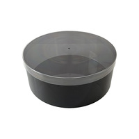 Grande boîte transparente en PET recyclable, impression par estampage, bouquets de fleurs, emballage cadeau pour fruits de fête, fournitures pour fleuristes éternels