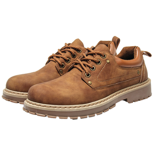 Chaussures de course et de marche rétro pour hommes, dessus en PU, semelle en caoutchouc, tendance mode automne, extérieur - Product Image 1