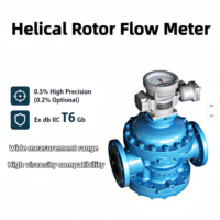 Medidor de Flujo de Rotor Helicoidal LLTW de Baja Viscosidad y Alta Precisión para Medición de Crudo y Petróleo Pesado