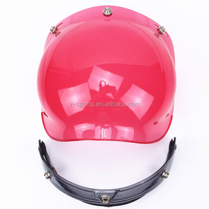 Pare-soleil universel à 3 clips pour casque de <span class=keywords><strong>moto</strong></span> rétro, bouclier transparent - Product Image 5