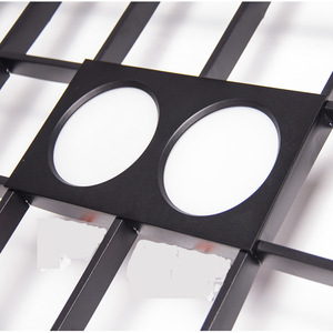 Lámpara LED Comercial Empotrable en Techo, 2x Sin Marco, Aluminio Blanco, 4100K, Alimentación CA, 50000H de Vida Útil, CRI 90, Regulable - Product Image 3