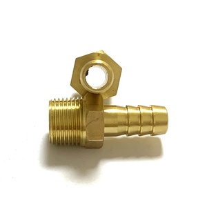 NPT BSPTねじ1/4 3/8 <span class=keywords><strong>1/2</strong></span> 1/8真ちゅう製継手のおねじニップルプラグ
