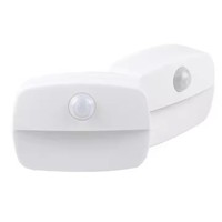 Lampu Malam LED Sensor Gerak Modern, Baterai, Nirkabel, Lampu Dinding untuk Ruang Tamu, Koridor, Lemari, Lampu Kabinet Pintar