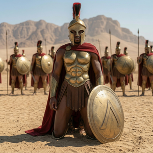 Ensemble d'armure spartiate grecque antique pour femmes – Costume de gladiateur en acier fait main – Tenue de guerrier médiéval Mohd - Product Image 1