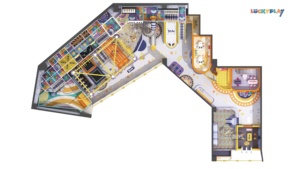 Supermercado Princess House Indoor Playground Furniture Set Kids Pretend House Hecho <span class=keywords><strong>de</strong></span> plástico duradero Ninja Course - Product Image 6