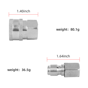SPS 3/8G BSP Thép Không Gỉ Kết Nối Nhanh 4 Cái Kit Phụ Kiện Phát Hành Nhanh Coupler Khớp Nối Nhanh - Product Image 3