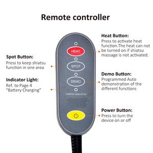 स्वनिर्धारित लोगो कॉर्डलेस हाफ बैक मसाज कुशन वॉक नीडिंग मिनी आकार में हीटिंग के साथ कार्यालय कुर्सी के लिए अच्छा है - Product Image 4
