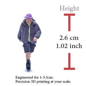 IOTA Custom ABS Resin Crafts Gemaltes Miniatur modell eines genialen modischen Miniatur modells im Maßstab 1/64 <span class=keywords><strong>S</strong></span> - Product Image 2