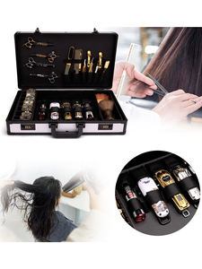 Schoonheidssalon Tools <span class=keywords><strong>Box</strong></span> Benodigdheden Tas Multi Pocket Multifunctionele Bobby Pin Schaar Kapsel Kam Plat Gesneden - Product Image 4